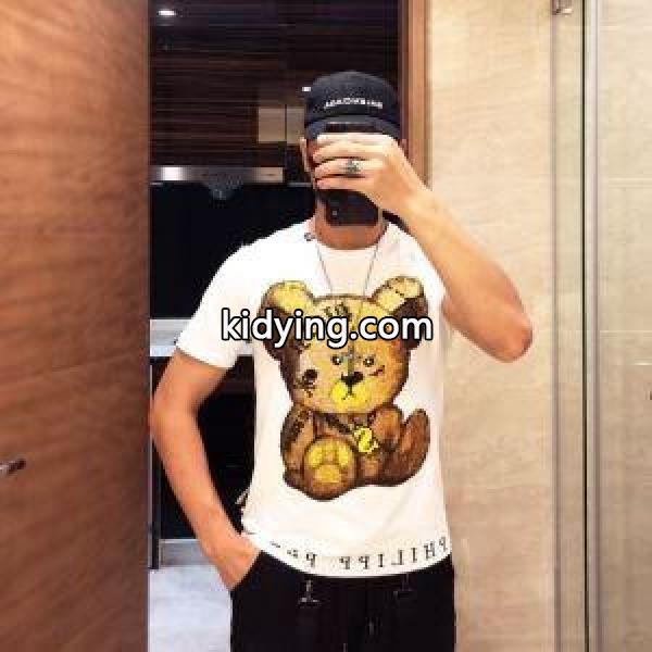 幅広い着ができる優れた PHILIPP PLEIN Tシャツ/半袖 VIP 先行セール2019年夏 2色可選フィリッププレイン_フィリッププレイン PHILIPP PLEIN_ブランド コピー 激安(日本最大級)-1