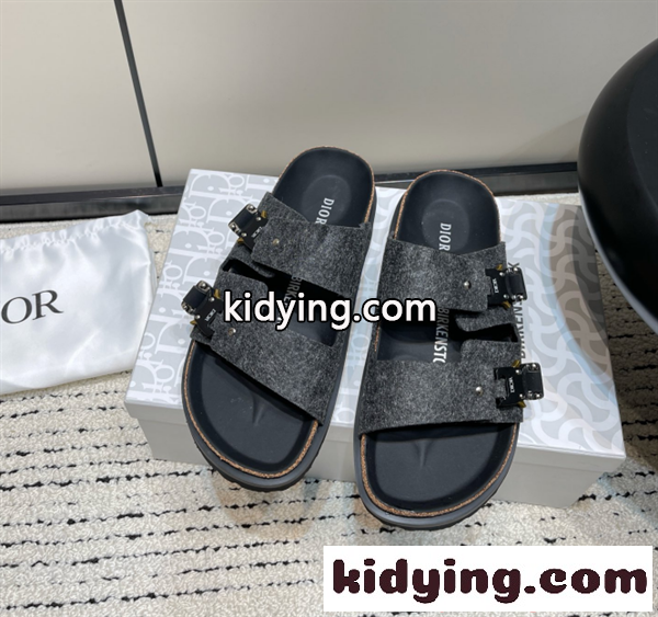 Dior×BIRKENSTOCK Savoir-Faire.Tokioディオールサンダルコピー大人気 ブラック コーデ 激安-0