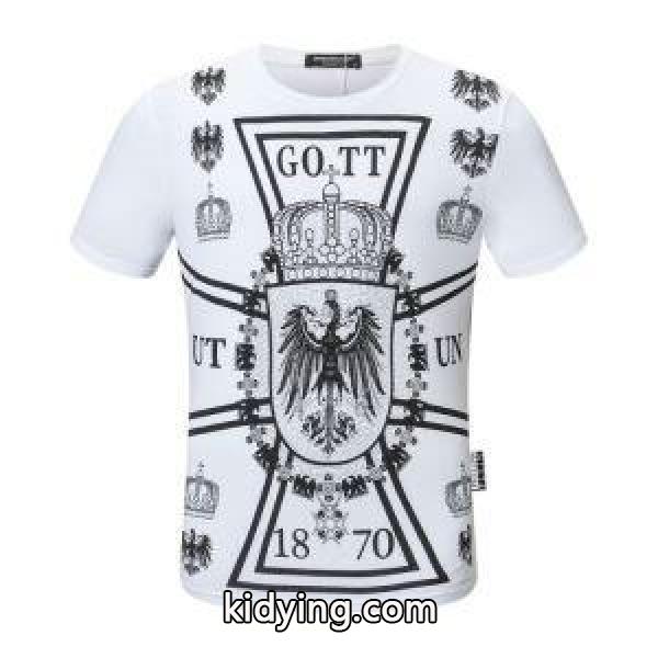 2020年春夏の必需品 フィリッププレイン3色可選 PHILIPP PLEIN 半袖Tシャツ コーデにアクセントをプラス_フィリッププレイン PHILIPP PLEIN_ブランド コピー 激安(日本最大級)-0