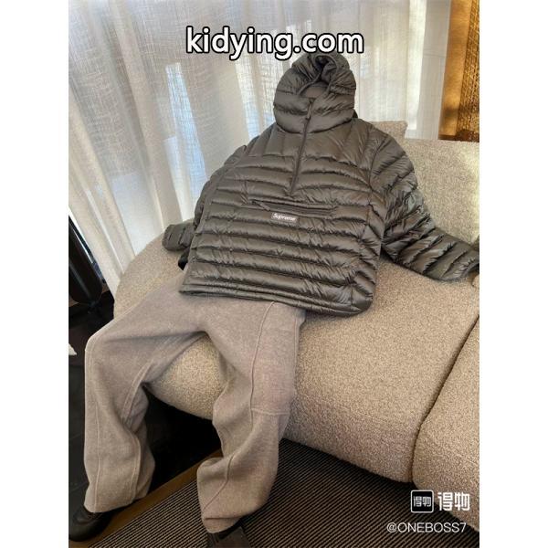 Supreme 激安 FW25 Micro Down ハーフジップ パフジャケット 90%ダックダウン 男女兼用 アウター-6