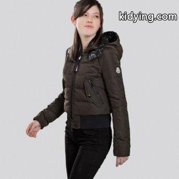 モンクレール MONCLER ダウン ダウンジャケット カーキ/ブラック AGATHE GIUBBOTTO 4539205 54543 サイズ00 フード付き :moncler-agathe:ZOKZOK - 通販ショッピング-0