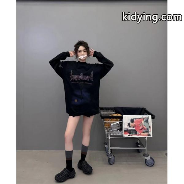 BALENCIAGA バレンシアガ コピー 入手困難 2026新作 プリント モード系 トレーナー-8