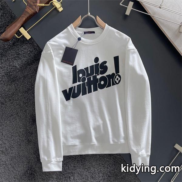 LOUIS VUITTON コピー スウェット モダン クラシック ロゴプリント パーカー ルイヴィトン-0