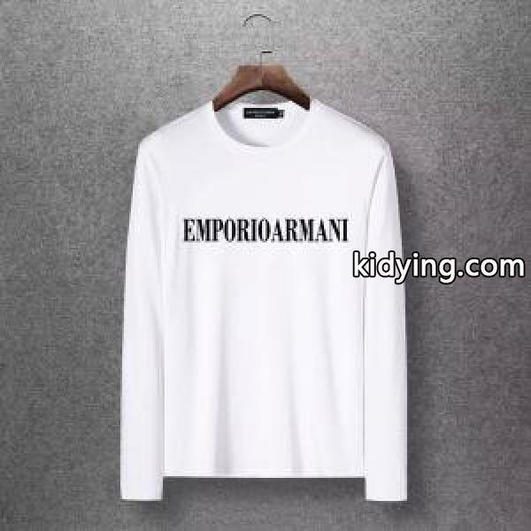長袖Tシャツ 多色可選 季節感溢れる秋らしいコーデ 2019年秋冬最新のトレンド アルマーニ ARMANI_アルマーニ ARMANI_ブランド コピー 激安(日本最大級)-1