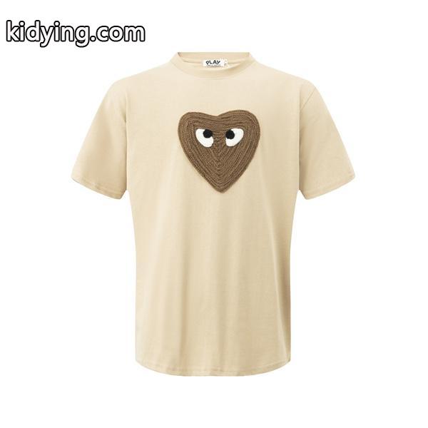 生地感が軽やかメンズ半袖コムデギャルソン ロゴtシャツコピー 圧倒的支持を誇るカラー-0