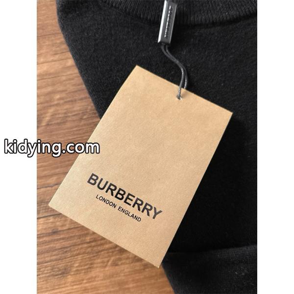 BURBERRY バーバリー コピー ブラック 人気急伸 定番チェック 上質 トレンドニット セーター-4
