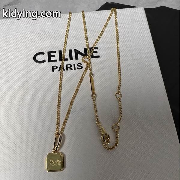 Celine 2025秋冬 トリオンフ パズルチャーム ネックレス 激安 セリーヌコピー 季節限定モデル-0