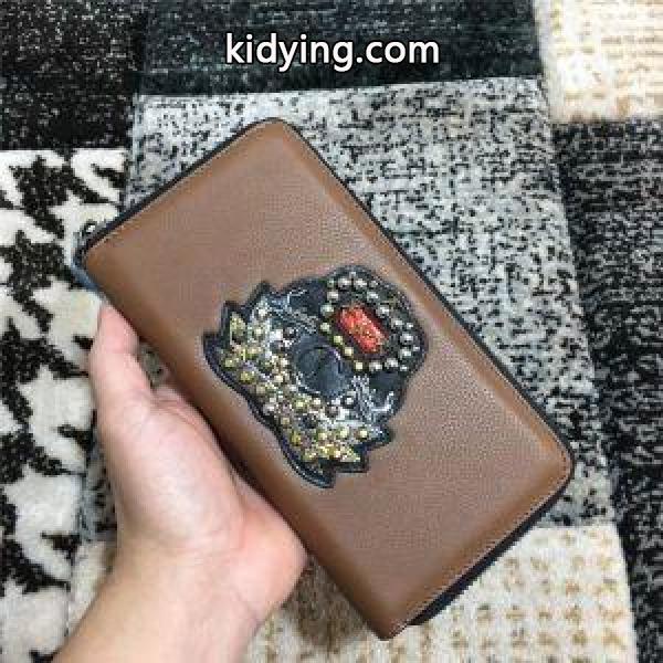 高級素材を採用財布コピー激安Christian Louboutinレディースラウンドファスナー長財布レザーウォレット-0
