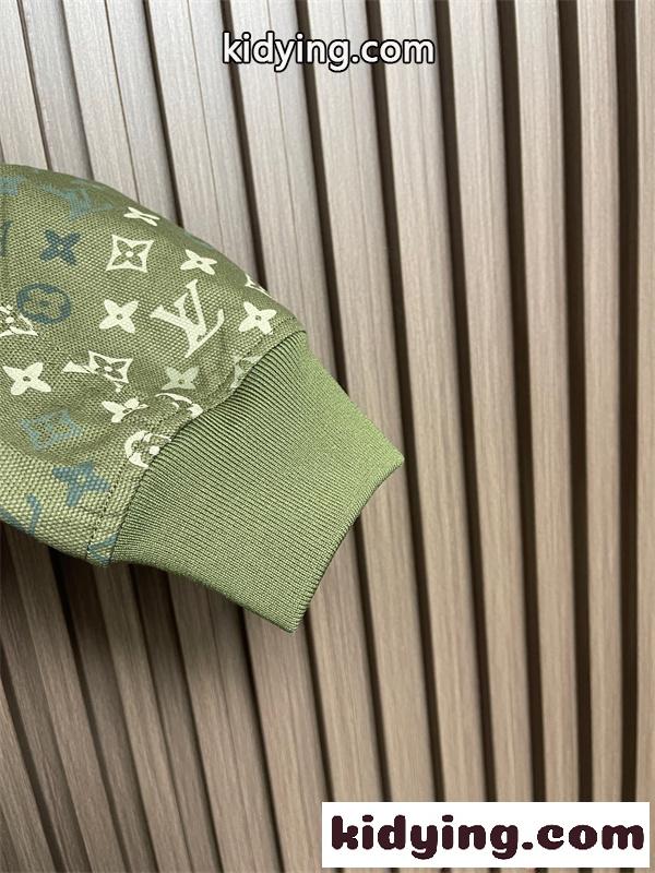 LOUIS VUITTON 総柄デザイン ジップアップパーカー ルイヴィトン スーパーコピー メンズ フーディー カジュアル-7