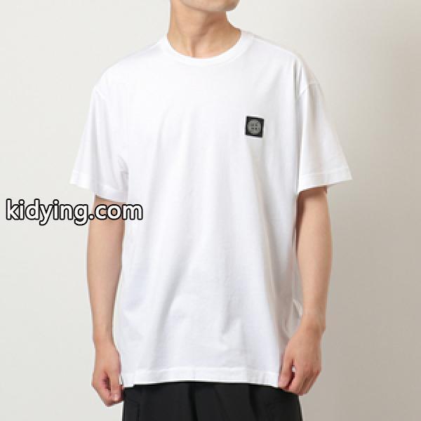STONE ISLAND 2022春夏新作 ストーンアイランドコピー半袖Tシャツ スリムフィット 快適な着心地のいい 2色展開-0