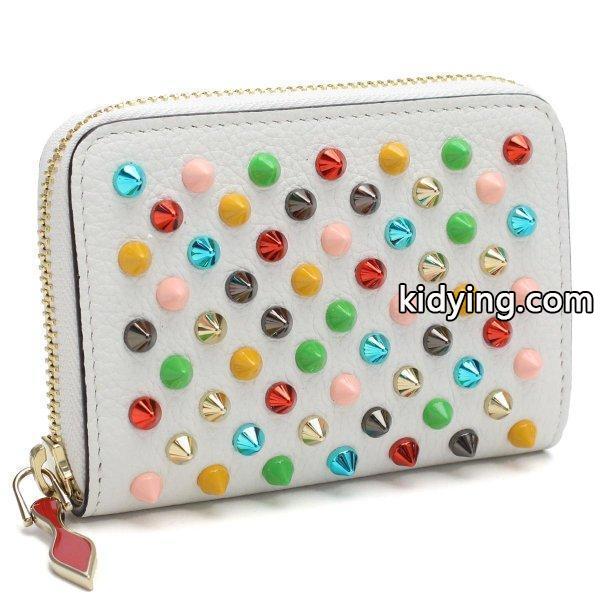 クリスチャン ルブタン Christian Louboutin PANETTONE パネトーネ コインケース 小銭入れ 1175148 W032 WHITE/MULTIMETAL ホワイト系マルチカラー :clo117514801:ビッグヒット Yahoo!店 - 通販ショッピング-0