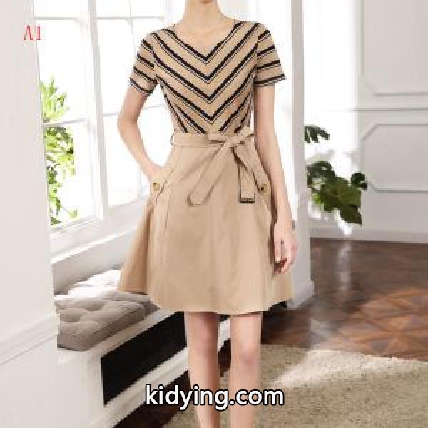 2色可選 おしゃれな夏ファッション2019 スタイリッシュに新着 バーバリー BURBERRY ワンピース_ワンピース_レディースファッション_スーパーコピーブランド激安通販 専門店-0