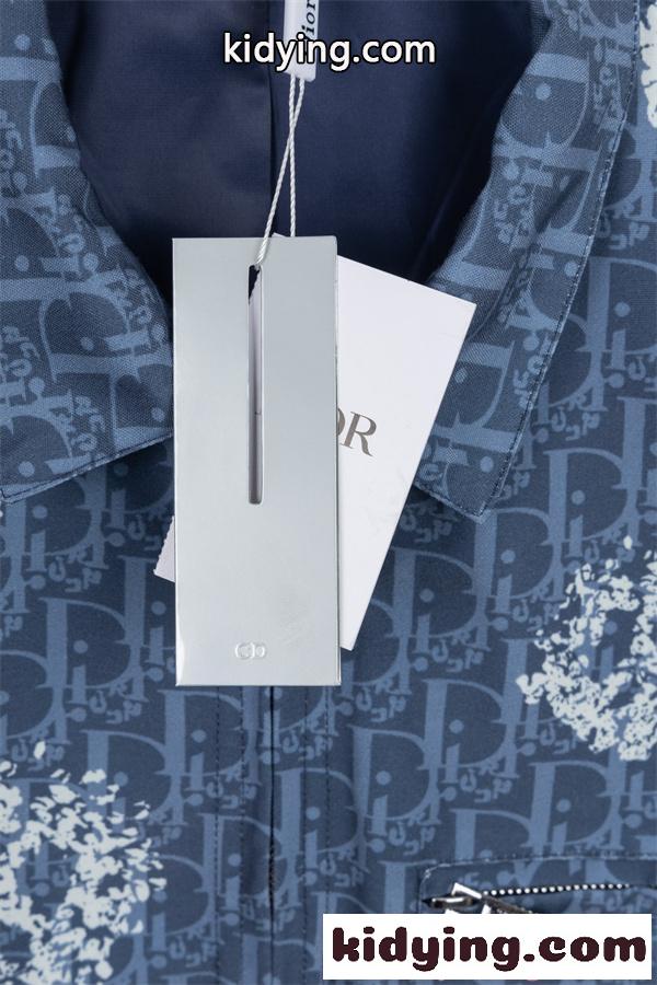 DIOR ディオール コピー 完売警報 ストリート映え ロゴ総柄 デニムジャケット 2026新作-3