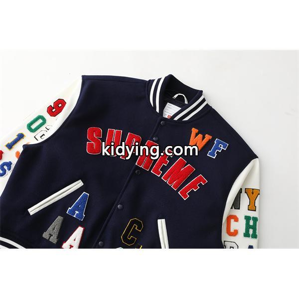 個性☆Supreme SS25 week3 Praises Varsity Jacket シュプリームジャケットコピー 176- 72.5キロMサイズ-3