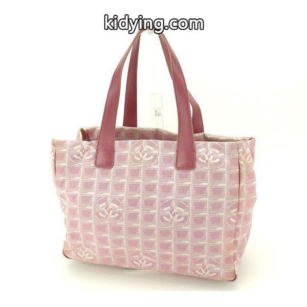 Chanel バッグ トートバッグ ニュートラベルライン トートMM ピンク レディース 中古 Bag :Y5037:ブランドデポTOKYO - 通販ショッピング-0