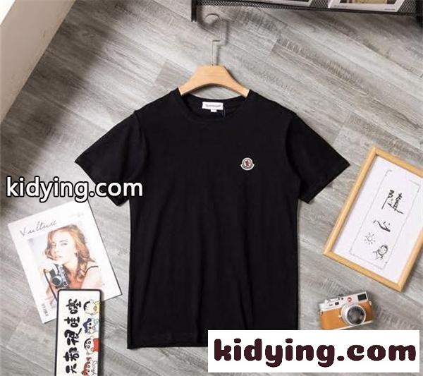 MONCLER モンクレール コピー ワンポイントロゴTシャツ ホワイト 半袖 上品カジュアル 定番人気-4