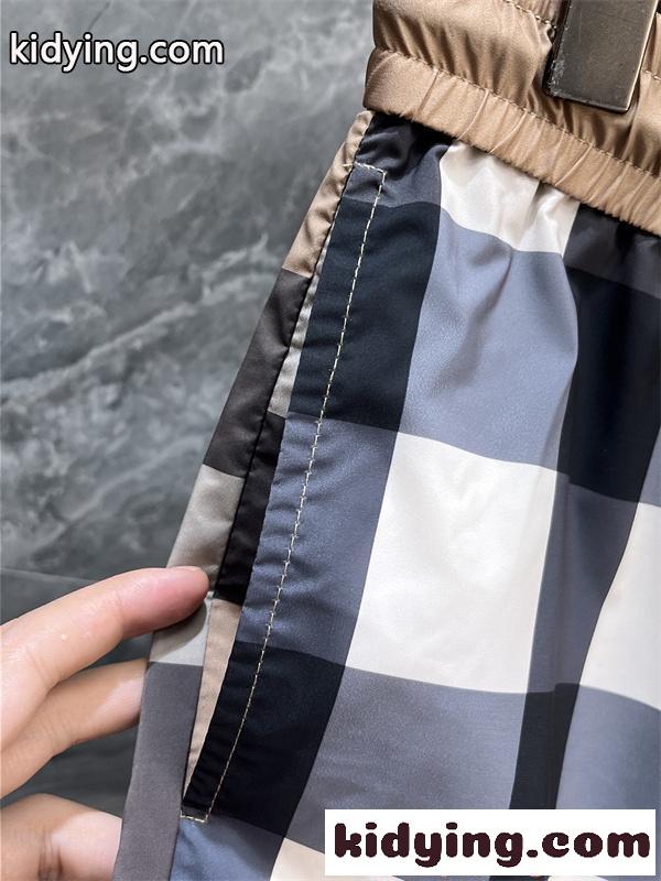 2026新作 BURBERRY バーバリー コピー 人気セレクト ショートパンツ チェック配色 軽量生地-7