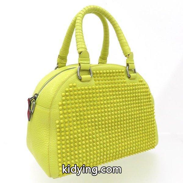 Christian Louboutin クリスチャンルブタン ハンド パネトーネ 2way ミニボストンバッグ スパイク スタッズ :87770:つるや質店 - 通販ショッピング-0