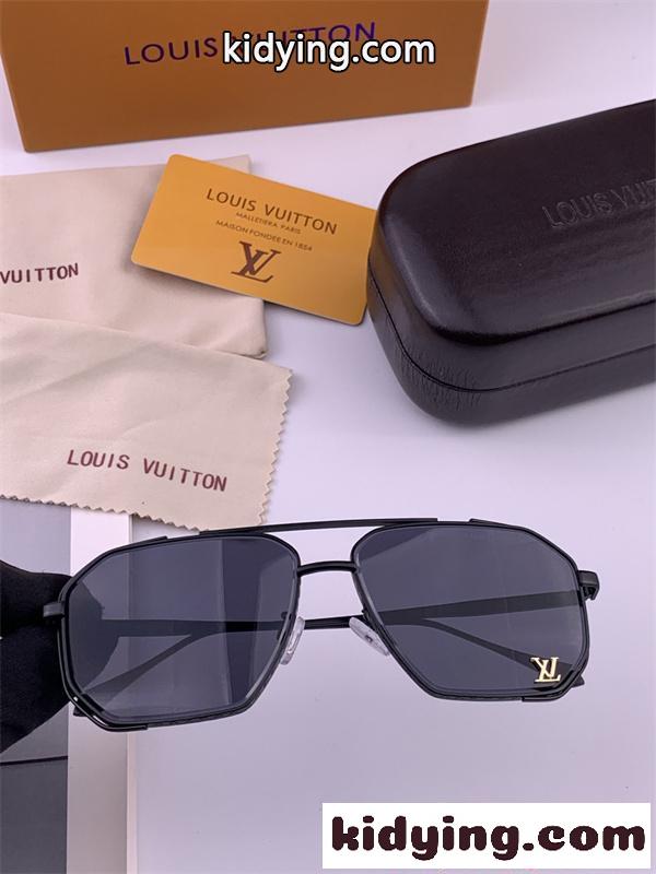 ルイヴィトン コピー Louis Vuitton 激安 サングラス メタルフレーム スクエア 華奢デザイン 上品 レディース UVカット 軽量-2