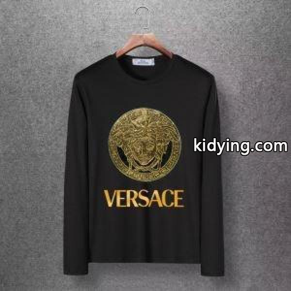 2019秋冬の必需品 ヴェルサーチ VERSACE 長袖Tシャツ 4色可選 落ち着いたコーデが楽しもう_ヴェルサーチ VERSACE_ブランド コピー 激安(日本最大級)-0