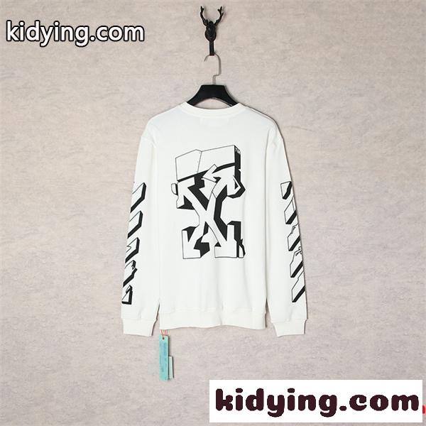 Off-White オフホワイト コピー 入手困難 プリント スウェット 当店イチオシ モード系-3