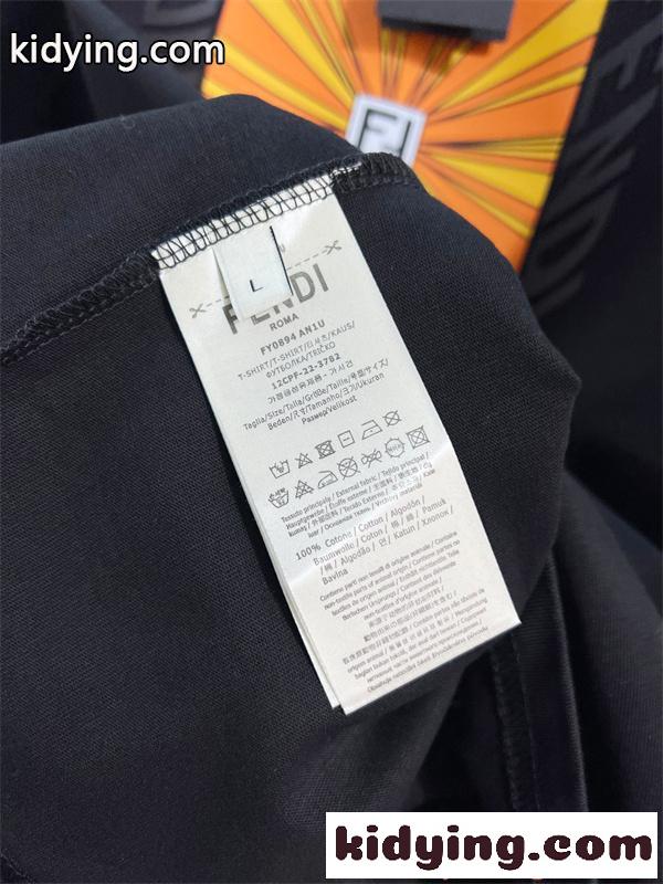 2026新作 話題 FENDI フェンディ コピー 半袖Tシャツ プリント 滑らか素材 ストリート-7