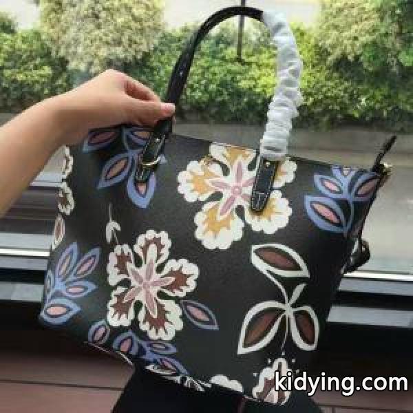 超人気美品トリーバーチ バッグトートバッグTORY BURCH ハンドバッグプリント収納力抜群-0