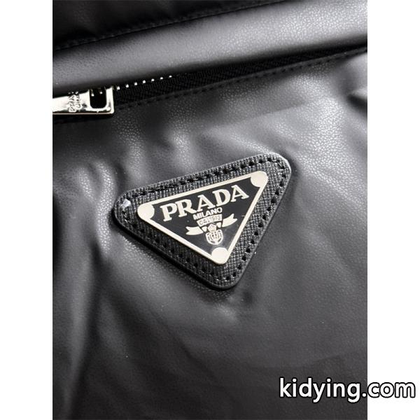季節感香る オフホワイト ふんわりエレガント PRADA プラダ コピー ダウンジャケット-3