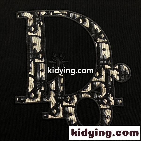 ワンポイントデザイン ベーシックフォルム 洗練スタイル DIOR ディオール コピー ロゴTシャツ 爽やかな印象-6