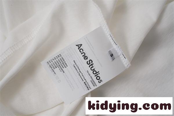ビッグロゴプリント クルーネック ミニマルスタイル 男女兼用 Acne Studios アクネストゥディオズ コピー 長袖トップス 注目ファッション-8