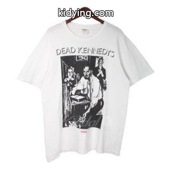 SUPREME DEAD KENNEDY 14SS Too Drunk Too Fuck Tee スモールボックスロゴTシャツ ホワイト サイズ：L :580018002428:カインドオル - 通販ショッピング-0