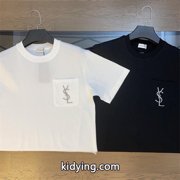 春夏 Saint Laurent サンローラン コピー半袖Tシャツファッション_スーパーコピーブランド激安通販 専門店-2