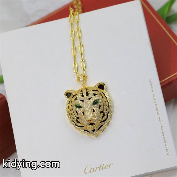 Cartier カルティエ コピー 数量限定 精巧カットデザイン 存在感際立つ ネックレス-3
