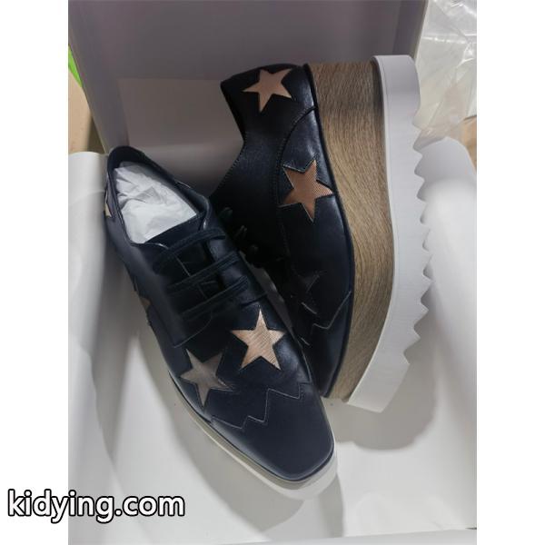 STELLA McCARTNEY ステラマッカートニー コピー 厚底シューズ ブラック シンプル スタイリッシュ-6