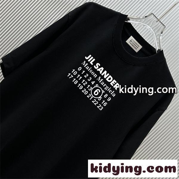 ナンバリングプリント オーバーフィット モードスタイル MAISON MARGIELA メゾンマルジェラ コピー 半袖Tシャツ 都市コーデ-6