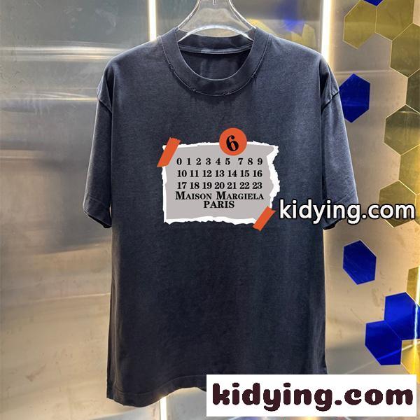 Maison Margiela メゾン マルジェラ コピー 半袖Tシャツ ストリート人気 プリント ゆったり-0