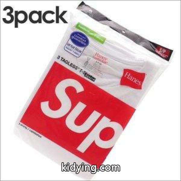 SUPREME(シュプリーム) x Hanes(ヘインズ) Tagless Tee 3-pack (Tシャツ3枚セット) WHITE 200-005622-030x【新品】(半袖Tシャツ) :18072301:essense - 通販ショッピング-0