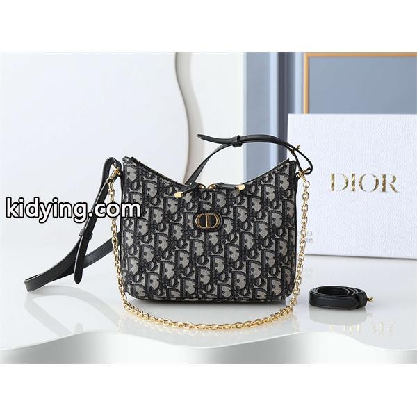 ダイオール老花 ゴールドチェーン ディオール DIOR アンダーアームバッグ 偽物 レディース エレガント-1