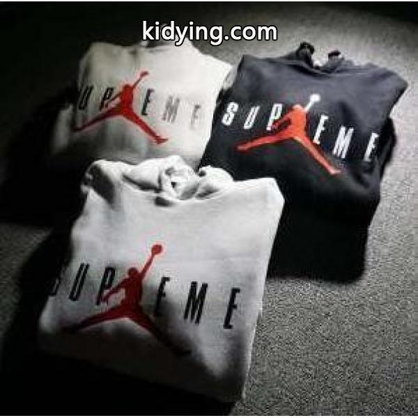 人気アイテムSupreme x Air Jordan プルオーバーパーカーシュプリームジョーダン スウェットパーカー3色可選-0