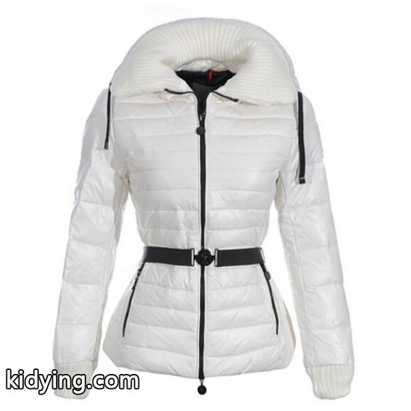 寒い冬に重宝します モンクレールMONCLER レディース 偽物ダウンジャケット ホワイト_女性用ダウンジャケット_モンクレール特集_スーパーコピーブランド激安通販 専門店-0