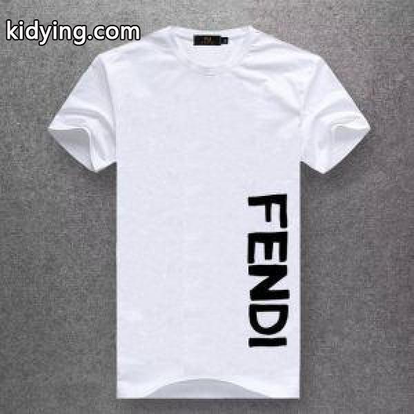 限定セールセール組み合わせやすい綿100％素材ｔシャツ半袖７色展開定番のアイテムFENDIフェンディ スーパー コピー-2