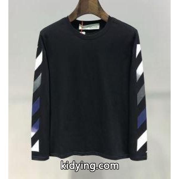 2019春夏トレンドカラー Off-White オフホワイト 長袖Tシャツ 2色可選 今すぐ買えちゃう!新着_Off-White オフホワイト_ブランド コピー 激安(日本最大級)-1