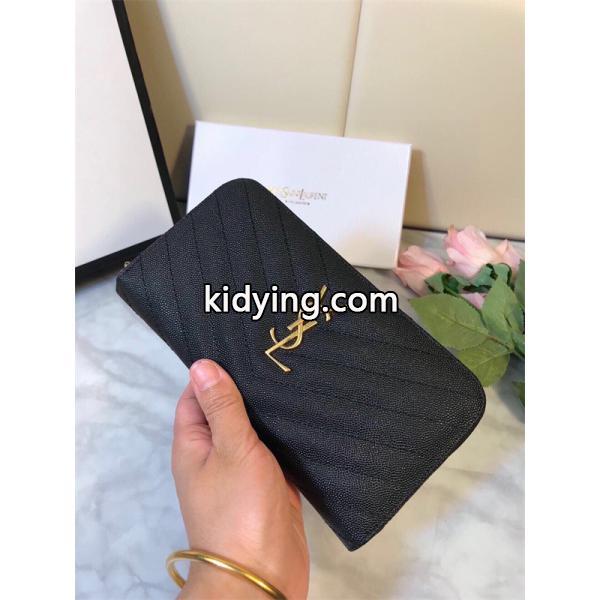 Saint Laurent 海外で爆買中 機能抜群のサンローラン(YSL)レディース財布 サイズは19*10-0