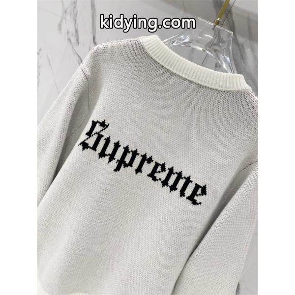 遊び心満点 ジャカード Off-White オフホワイト コピー ニット 上質素材 カジュアル 主役級-5