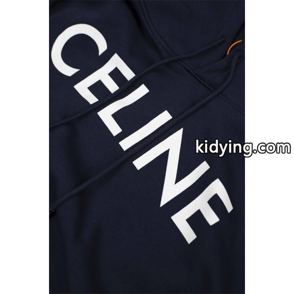 秋冬 ブラック 売れ筋 端正モード感 シック魅力 CELINE セリーヌスーパー コピー パーカー-4