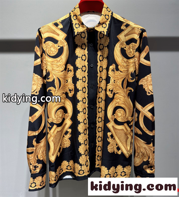 ヴェルサーチ長袖シャツコピー アイテム VERSACE 秋冬らしいカジュアルな雰囲気を持つ_ブランド コピー 激安(日本最大級)-4