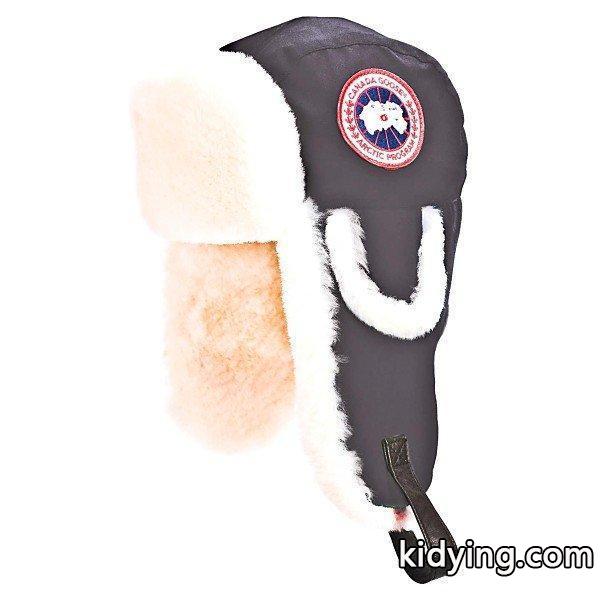 カナダグース 帽子 レディース Canada Goose Arctic Tech Pilot Hat with Genuine Shearling Lining Black :36-293llbe008-0236:asty-shop2 - 通販ショッピング-0