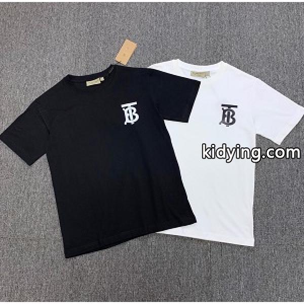 BURBERRY シンプルでスタイリッシュ 丸首ネック Tシャツコピー 若くて元気で個性的 バーバリー-0