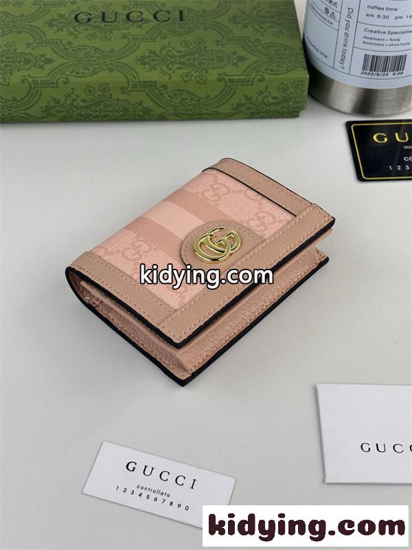 注目度急騰 GUCCI グッチ スーパーコピー 三つ折り財布 レディース ミニウォレット-2