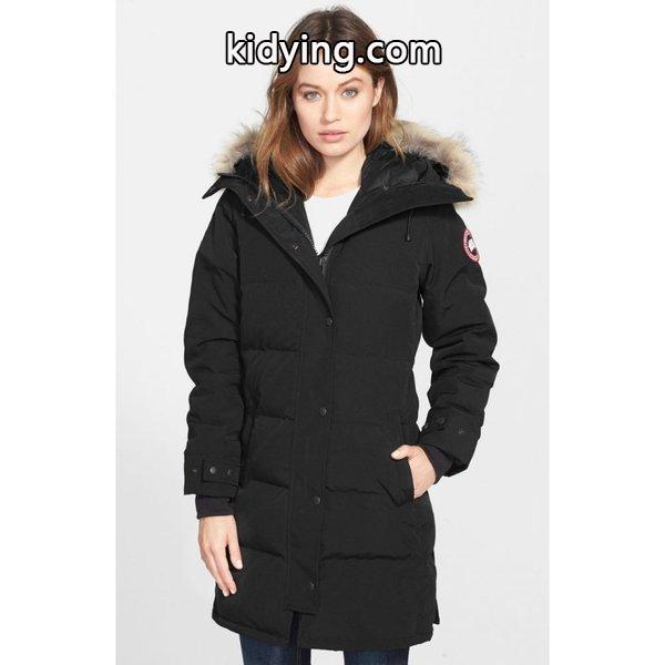 カナダグース レディース ダウンジャケット アウター Shelburne Genuine Coyote Fur Trim Down Parka Black :dp3-795903-163173:フェルマート エフ fermart ef - 通販ショッピング-0